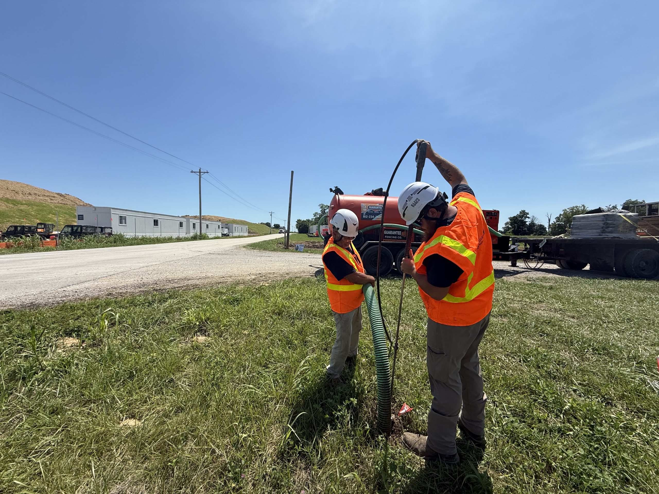 data center fence roof guarantee indiana illinois
