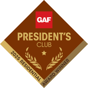 Presidents Club_1 Star_Residential with Year (1) GAF 2025 President's Club Award Logo